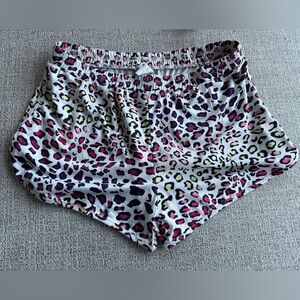 Multicolor Leopard Print Men's Shorts